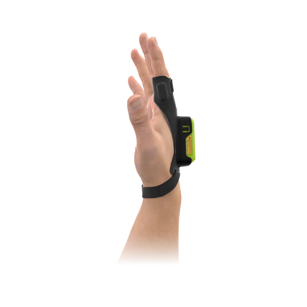 Zebra RS2100 Handrückenscanner von der Seite